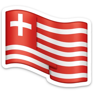 create an exact flag emoji as dardanian flag sticker