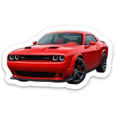 Dodge Challenger hellcat sticker