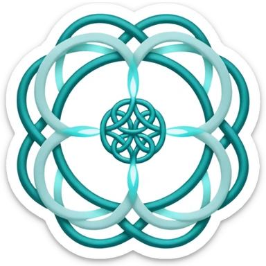 An emoji for mental wellness, calming, mystical for Reclaim.  Not a person, an object or symbol. something along the lines of recycle, reuse, RECLAIM. Make it lean on the mystical side sticker