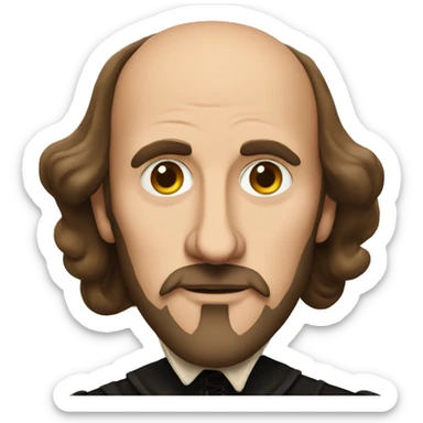 William Shakespeare sticker