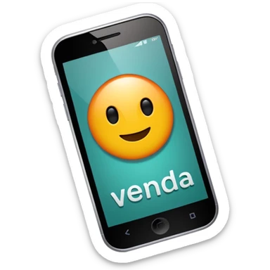 Quero uma figurinha de celular escrita venda quero que esteja em português  sticker