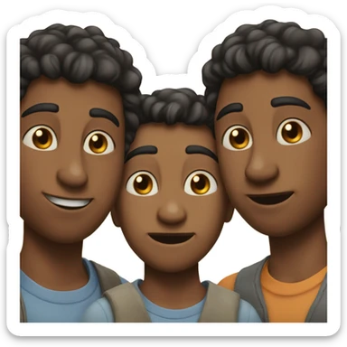 Three brothers sticker