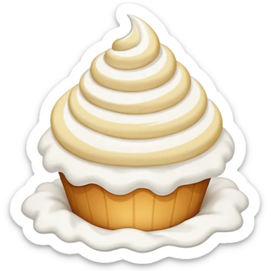whipped cream sticker