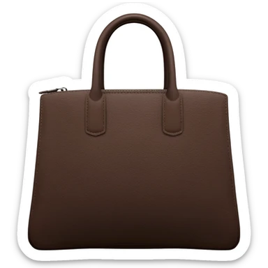 matte dark brown kelly hermes bag sticker