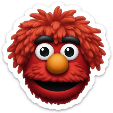 Elmo sesame street sticker