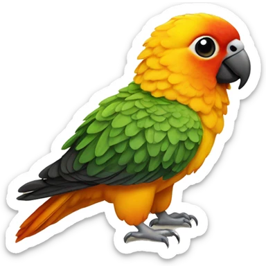 sun conure sticker