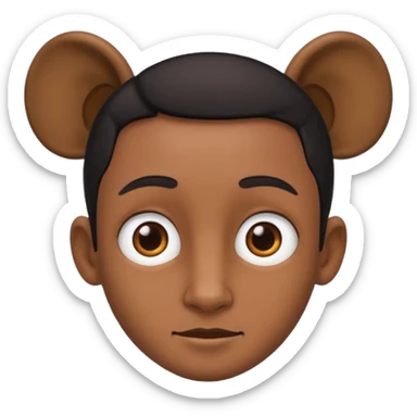 Make the ears a little smaller and black. No white on the face, only brown sticker