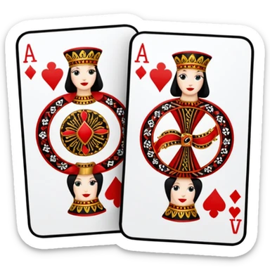 matching card sticker