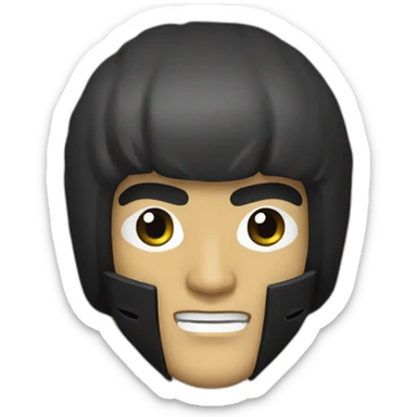 bruce lee ninja mask sticker