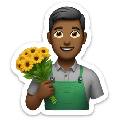 Florist sticker