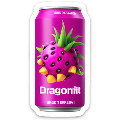 Dragonfruit Dragon Energy Drink  sticker