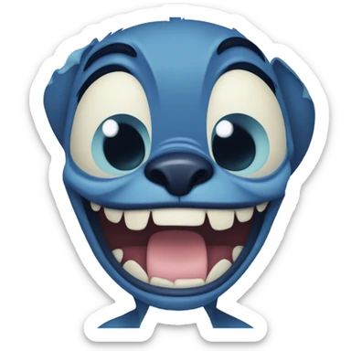 Stitch from lilo and stitch sticker