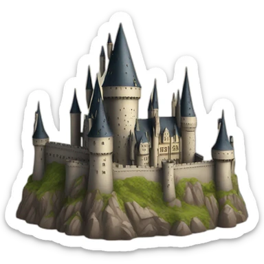Hogwarts castle sticker