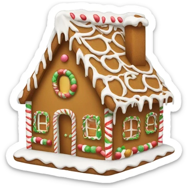 gingerbread house  sticker