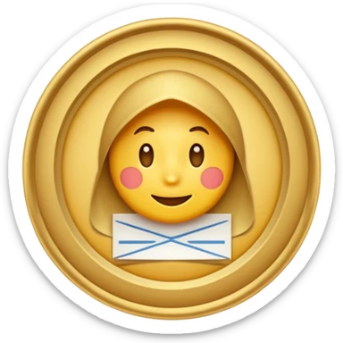 preciso de um emoji representando um certificado em papel com carimbo ou selo sticker