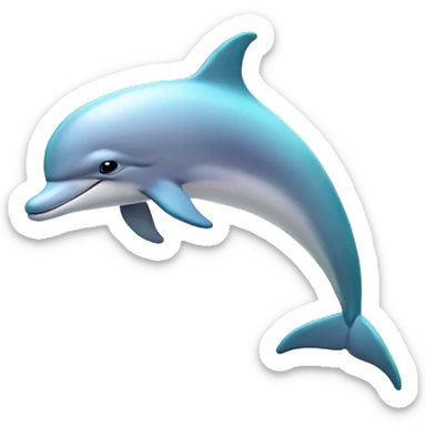 Pastel-pink-colors-dolphin sticker