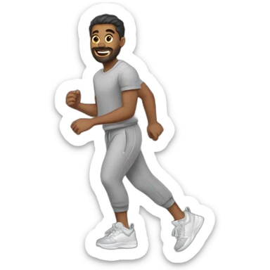 grey joggers sticker