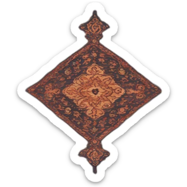 Persian rug sticker