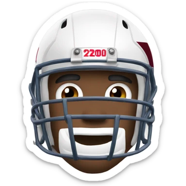 Washington commanders football sticker