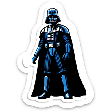 Darth Vader wearing Kentucky jersey sticker