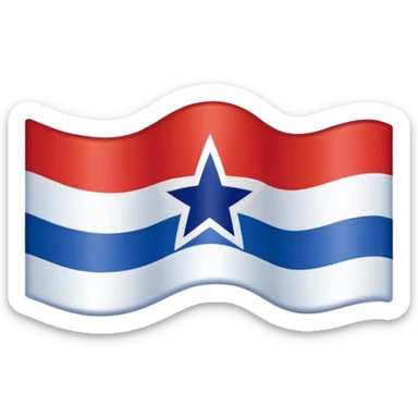 A yugoslav ian flag emoji sticker
