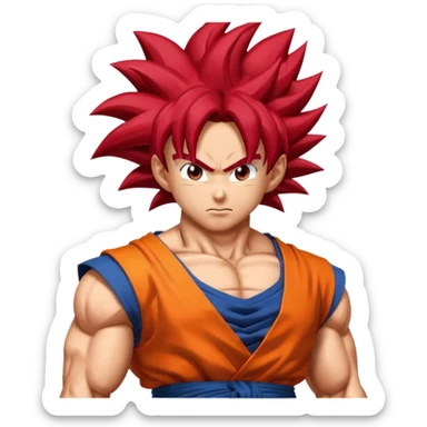 Goku super Saiyan 4 sticker
