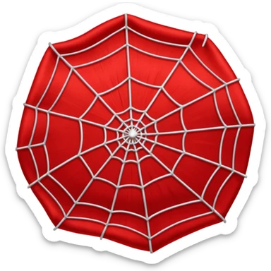 Telaraña roja sticker