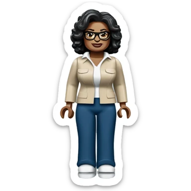OPRAH WINFREY lego full body sticker
