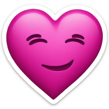 magenta’s heart  sticker