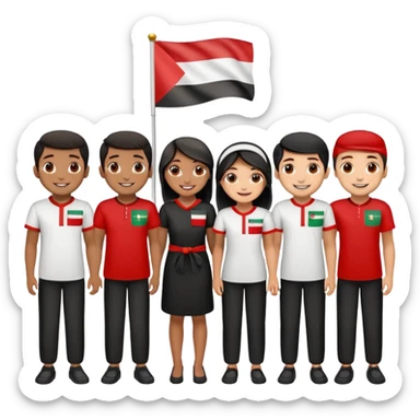 united arab emirates national day sticker