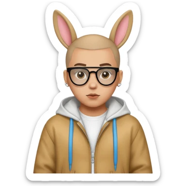 Bad Bunny, Latin Trap Singer sticker