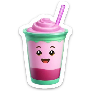 Smoothie in a cup sticker