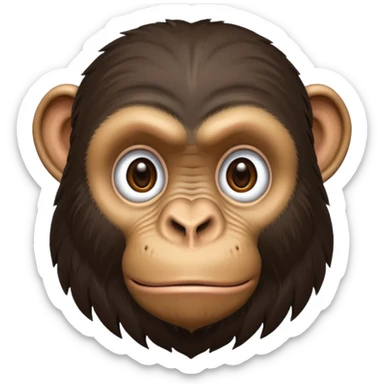 Chimpanzee sticker