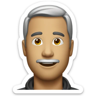 persona bostezando sticker