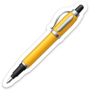 calligraphy pen sticker