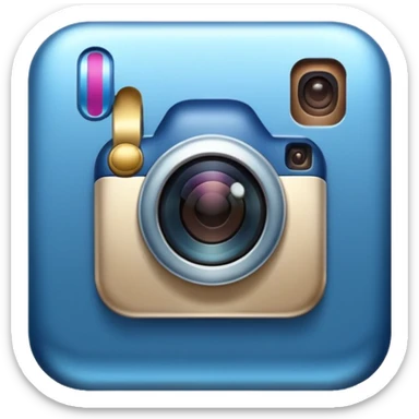 Blue tick of instagram sticker