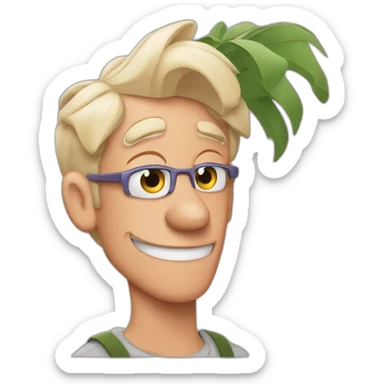 Phineas and ferb disney cartoon sticker