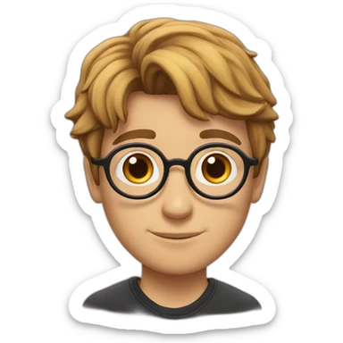 Harry Potter wears a T-shirt with the word Sude on it sticker