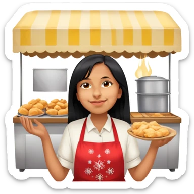 Street Food Vendor sticker