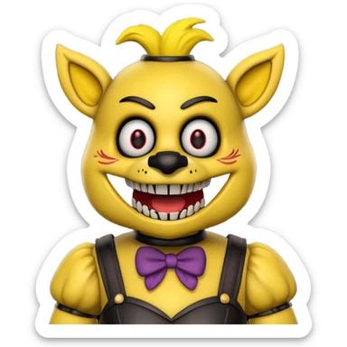 Chica from Five Nights At Freddy's Movie sticker
