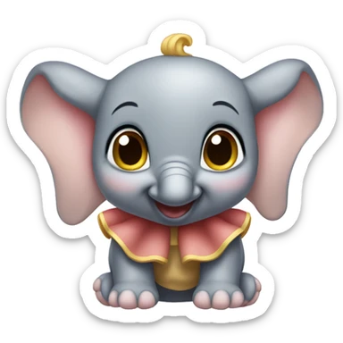 Baby dumbo  sticker