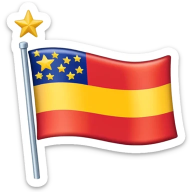 Floptropica flag sticker