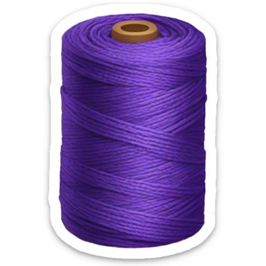Purple Sewing thread  sticker