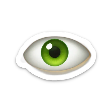 Yeux vert sticker