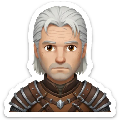 Geralt-of-Rivia from the movie  sticker