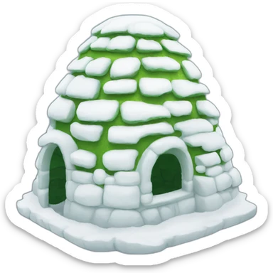 Spotify logo igloo sticker