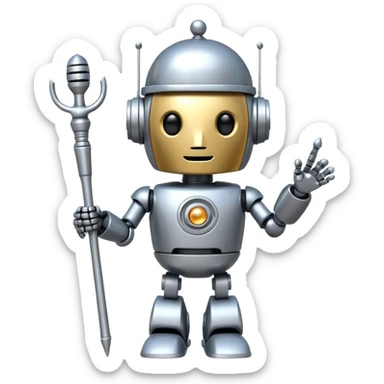 Robot Maestro Conductor sticker