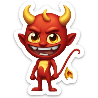 Devil sticker