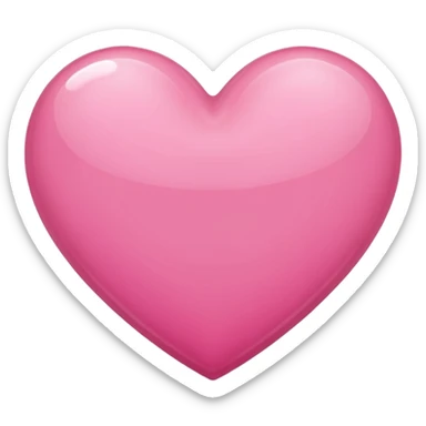 Pink fancy heart sticker