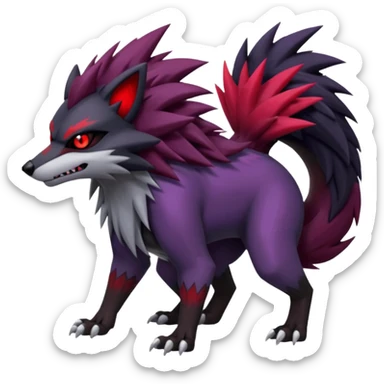 Obstagoon-Banshee-Zoroark-fusion  sticker